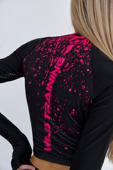 Рашгард BONA FIDE Rashguard Move Up Tiger Lily Acid Pink, S, Acid Pink
