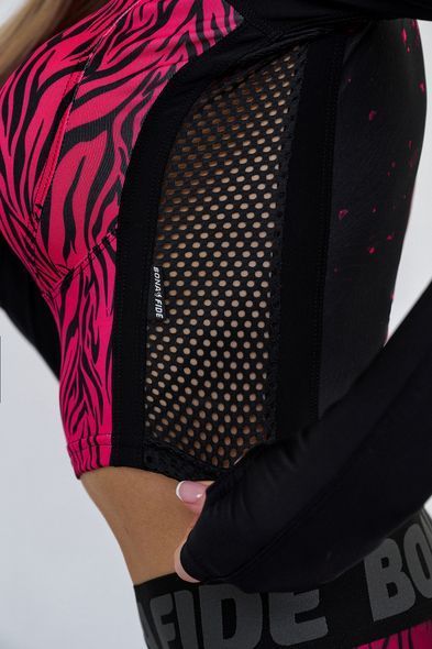 Рашгард BONA FIDE Rashguard Move Up Tiger Lily Acid Pink, S, Acid Pink
