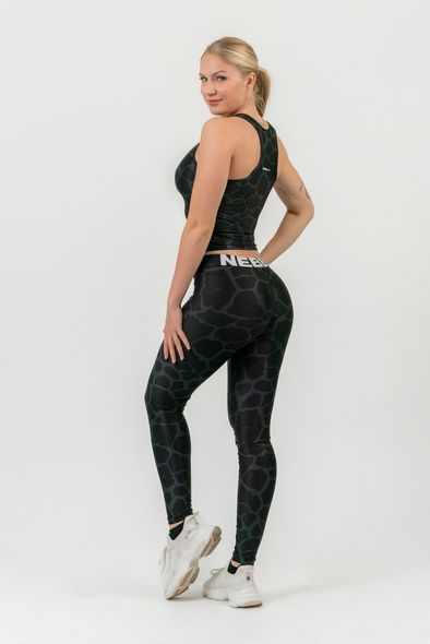 Майка NEBBIA Nature Inspired Sporty Crop Top Racer Back 549 Black, XS, Black