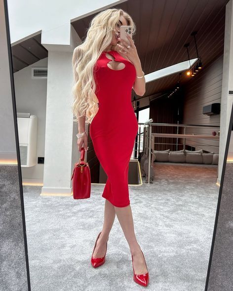Сукня BONA FIDE Miami Long Red, L, Red