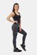 Легінси NEBBIA Classic High-Waist Performance Leggings 403 Dark Grey, XS, Dark Grey