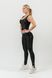 Майка NEBBIA Nature Inspired Sporty Crop Top Racer Back 549 Black, XS, Black