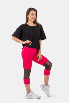 Футболка NEBBIA Organic Cotton Loose Fit The Minimalist Crop Top 417 Black, XS/S, Black