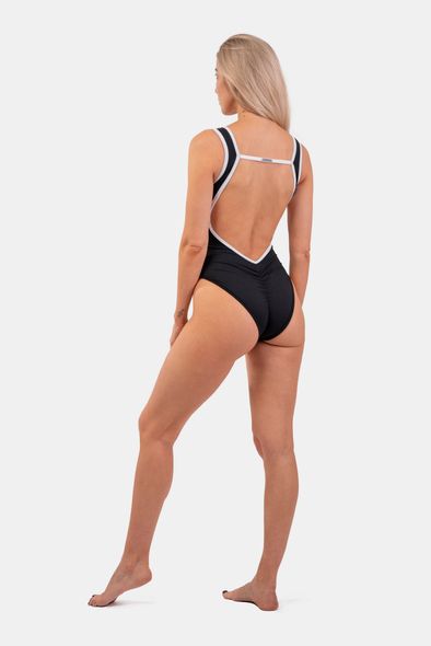 Купальник NEBBIA One-Piece Swimsuit Black French Style 460 Black, S, Black