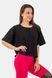 Футболка NEBBIA Organic Cotton Loose Fit The Minimalist Crop Top 417 Black, XS/S, Black