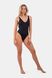 Купальник NEBBIA One-Piece Swimsuit Black French Style 460 Black, S, Black