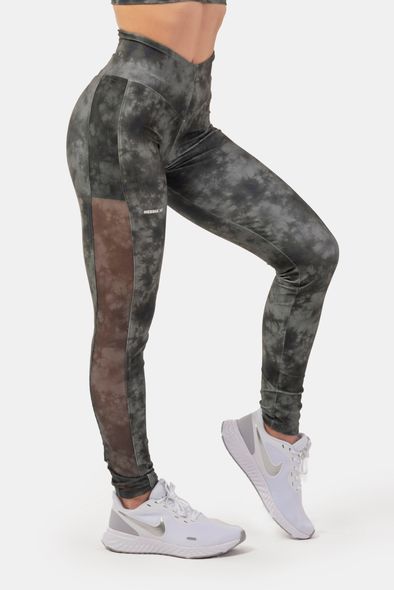 Леггинсы NEBBIA Eco Camo Green Mesh Leggings Breathe 400 Camo Green, S, Camo Green