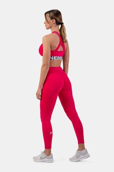 Топ NEBBIA Medium Impact Cross Back Sports Bra 410 Pink, XS, Pink