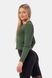 Рашгард NEBBIA Organic Cotton Ribbed Long Sleeve Top 415 Dark Green, XS, Dark Green