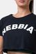 Топ NEBBIA Loose Fit and Sporty Crop Top 583 Black, M, Black