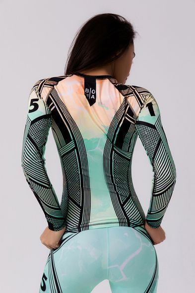 Рашгард BONA FIDE Rashguard Round Mainstream Multicolor, M, Multicolor
