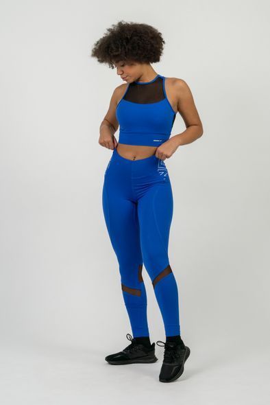 Топ NEBBIA Fit Activewear Padded Sports Bra 437 Blue, L, Blue