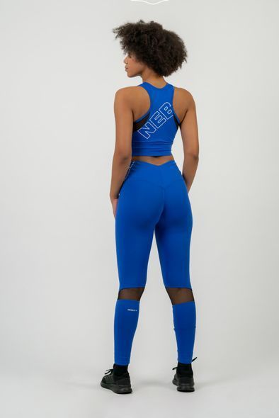 Топ NEBBIA Fit Activewear Padded Sports Bra 437 Blue, L, Blue