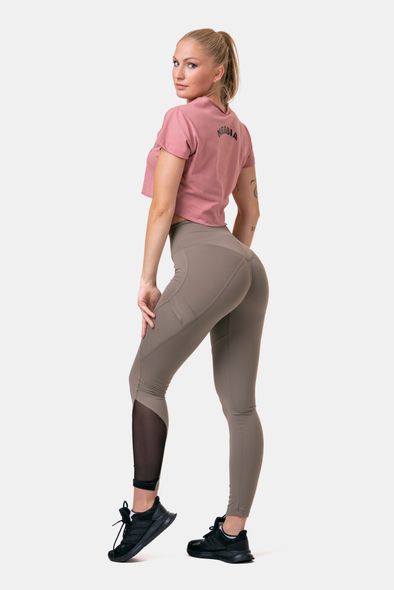 Топ NEBBIA Loose Fit and Sporty Crop Top 583 Old Rose, XS, Old Rose