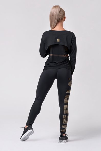 Рашгард NEBBIA Honey Bunny Crop Top 805 Black, S, Black