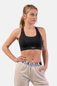 Топ NEBBIA Active Sports Bra With Medium Impact 413 Black, XS, Black