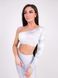 Рашгард BONA FIDE Rashguard Mini Single White Grid, S, White Grid