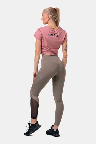 Легінси NEBBIA Fit Smart High Waist Leggings 572 Mocha, S, Mocha