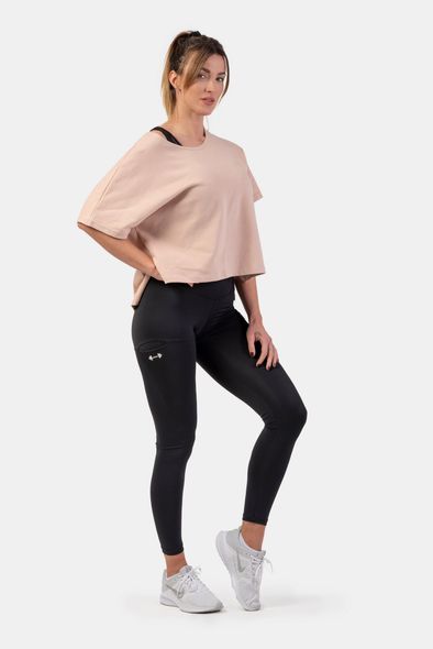 Легінси NEBBIA Active High-Waist Smart Pocket Leggings 402 Black, XS, Black