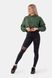 Худі NEBBIA Loose Fit Crop Hoodie Iconic 421 Dark Green, XS/S, Dark Green