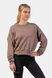 Свитшот NEBBIA Loose Fit Sweatshirt Feeling Good 420 Brown, XS/S, Brown