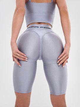 Велосипедки BONA FIDE Bona Cycling Extra Sex Push Up Juicy Silver, L, Silver