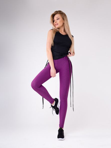 Легінси BONA FIDE Who Is Your Freddy Purple Vine Melanje, XS, Purple Vine Melanje