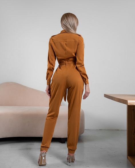 Комбинезон BONA FIDE Safari Jumpsuit Caramel Velvet, S, Caramel Velvet