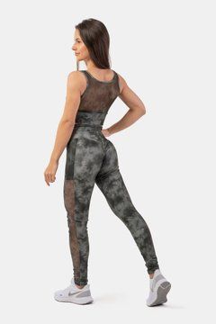 Топ NEBBIA Eco Camo Green Mesh Sports Bra Breathe 411 Camo Green, S, Camo Green