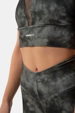 Топ NEBBIA Eco Camo Green Mesh Sports Bra Breathe 411 Camo Green, S, Camo Green