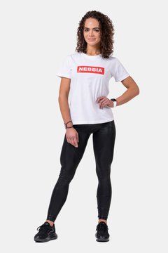 Футболка NEBBIA Women T-Shirt 592 White, XS, White