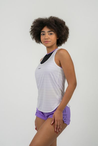 Майка NEBBIA Fit Activewear Tank Top Airy With Reflective Logo 439 White, M, White