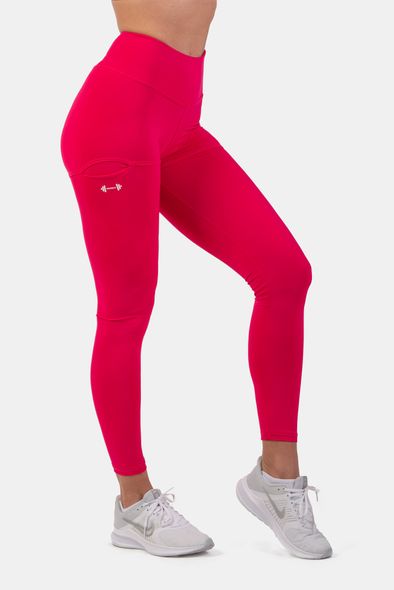 Легінси NEBBIA Active High-Waist Smart Pocket Leggings 402 Pink, XS, Pink