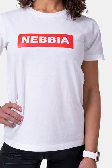 Футболка NEBBIA Women T-Shirt 592 White, XS, White