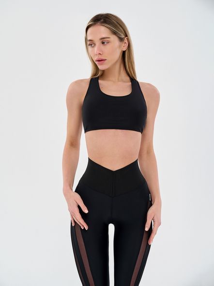 Леггинсы BONA FIDE Bona Stripcut Leggings Black, S, Black