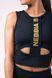 Топ NEBBIA Honey Bunny Tank Top 822 Black, XS, Black