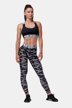 Топ NEBBIA Power Your Hero Iconic Sports Bra 535 Black, S, Black