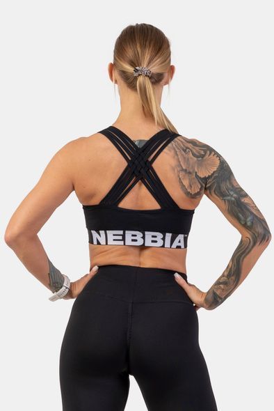 Леггинсы NEBBIA High-Waist &frac34; Length Sporty Leggings 406 Black, S, Black