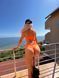 Купальник NEBBIA One Shoulder Asymmetrical Monokini Neon 458 Orange, M, Orange