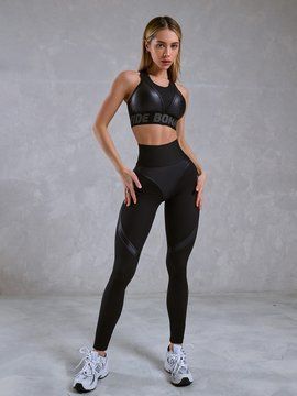Легінси BONA FIDE Extra Sex-Push Up Corsage Black Skin, M, Black Skin