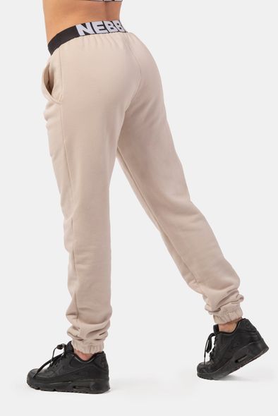 Штани NEBBIA Iconic Mid-Waist Sweatpants 408 Cream, XS, Cream