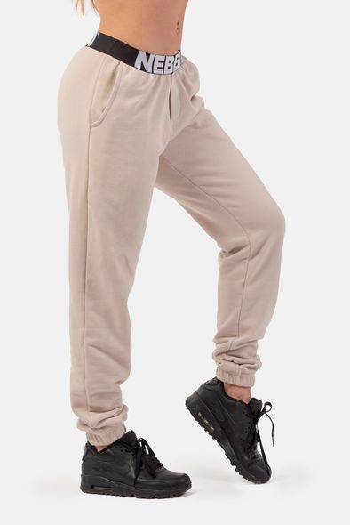 Штани NEBBIA Iconic Mid-Waist Sweatpants 408 Cream, XS, Cream