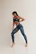 Легінси NEBBIA Mid-Waist Ocean Power Leggings 566 Ocean Blue, XS, Ocean Blue
