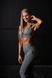 Топ NEBBIA Lace-Up Sport Bra 694 Grey, S, Grey