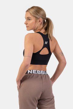 Топ NEBBIA Active Sports Bra With Medium Impact 413 Black, XS, Black