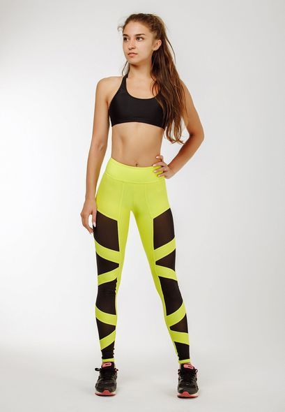Леггинсы BONA FIDE Bona Mafia Lime, XS, Lime