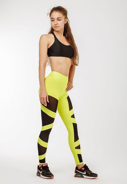 Леггинсы BONA FIDE Bona Mafia Lime, XS, Lime