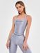 Топ BONA FIDE Grace Top Juicy Silver, L, Silver