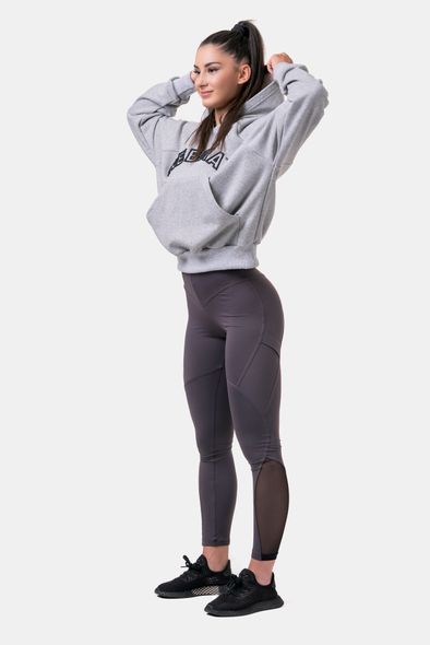 Худі NEBBIA Iconic Hero Sweatshirt With A Hoodie 581 Light Grey, S, Light Grey