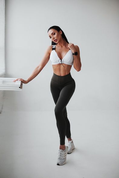 Леггинсы NEBBIA High Waist Fit Smart Leggings 505 Safari, L, Safari